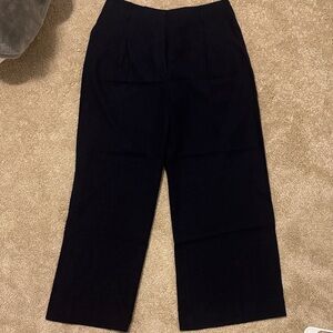 Ann Taylor Black Straight-Leg Dress Pants